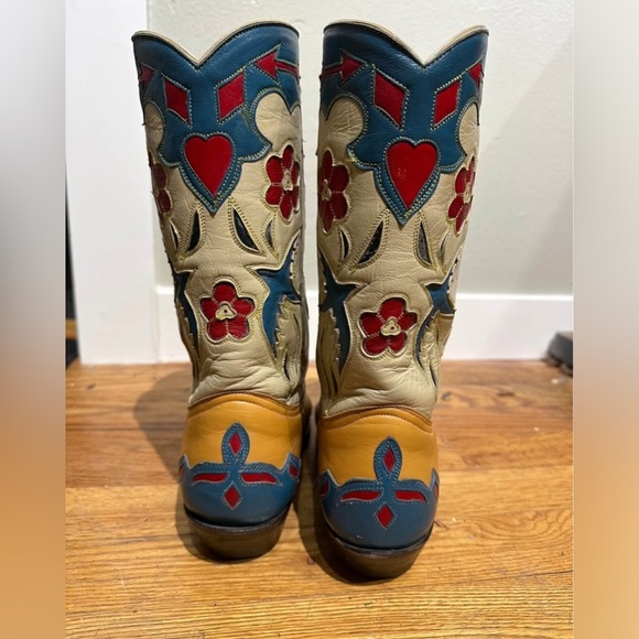 Ladies 7 Montana MM MX Western Cowboy Boots - Picture 6 of 10
